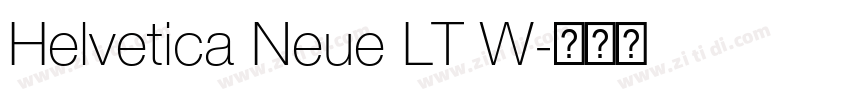 Helvetica Neue LT W字体转换 Helvetica Neue LT W字体转换